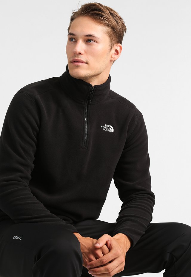 GLACIER 1/4 ZIP - Fleecegenser - black