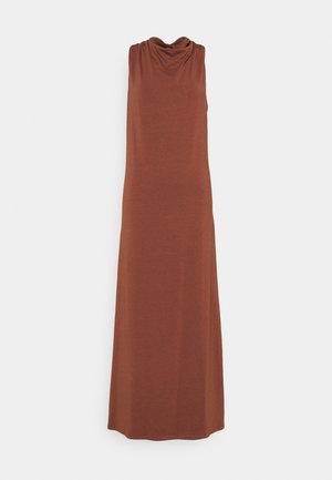 Jersey dress - dark brown