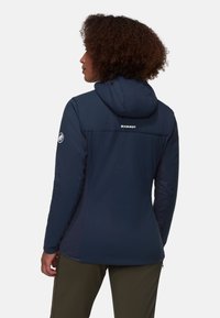 Mammut RIME IN FLEX HOODED - Giacca in pile - marine