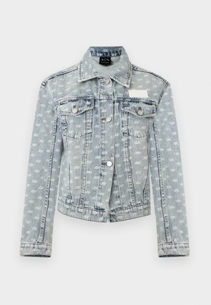 Armani Exchange, JACKET - Τζιν μπουφάν - light blue denim