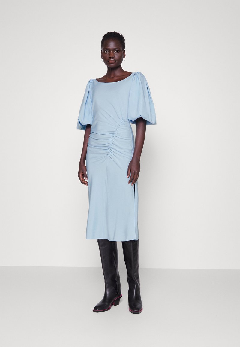 DESIGNERS REMIX VALERIE PUFF DRESS - Φόρεμα ημέρας - light blue