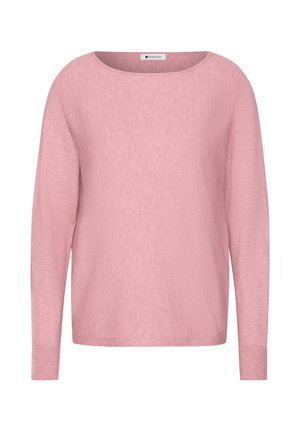 Street One, DOLMAN PULLOVER MIT BOAT NECK - Pullover - vintage blush mel