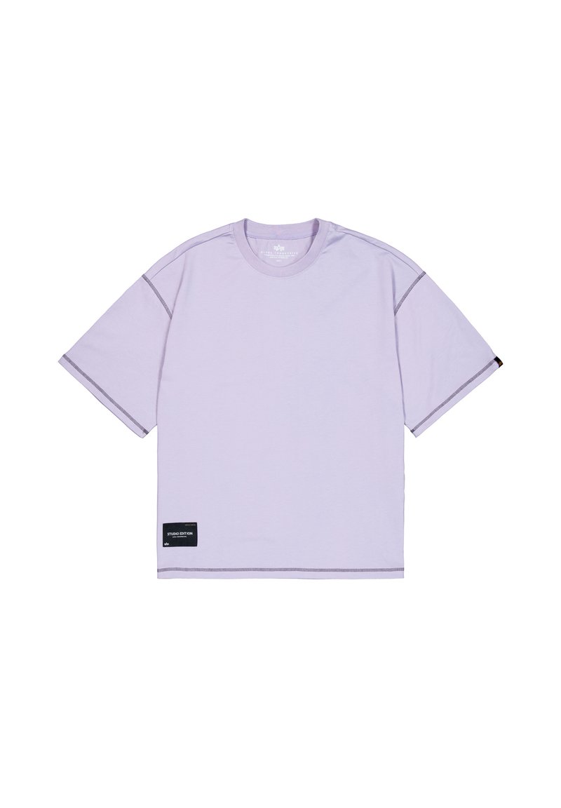 alpha industries T-shirt print paars