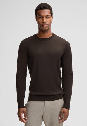 Strickpullover - dunkelbraun