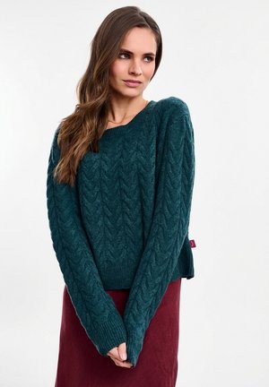 SILENT PINE - Svetrík - dark green