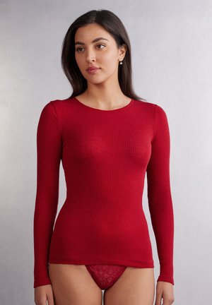 CREW NECK LONG SLEEVES - Svetr - rot  red