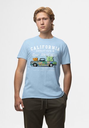 MATT KEELING ROUTE - T-shirts print - light blue