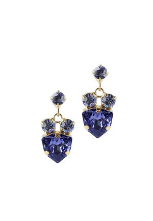 LADY - Oorbellen - gold coloured and purple