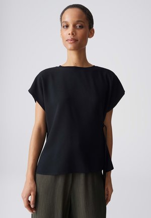 OPUS, LOOSE SOFT DRAPE - Blouse - black