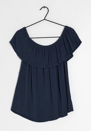 ICHI, T-shirt basique - blue