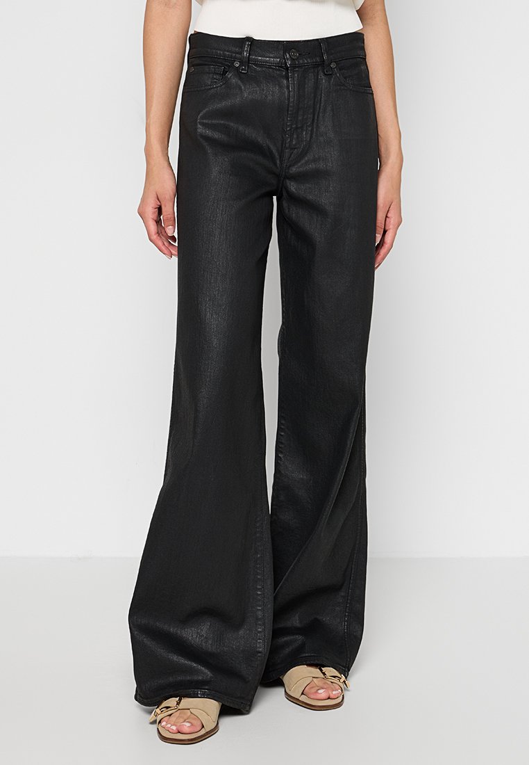7 For All Mankind Flared Jeans zwart