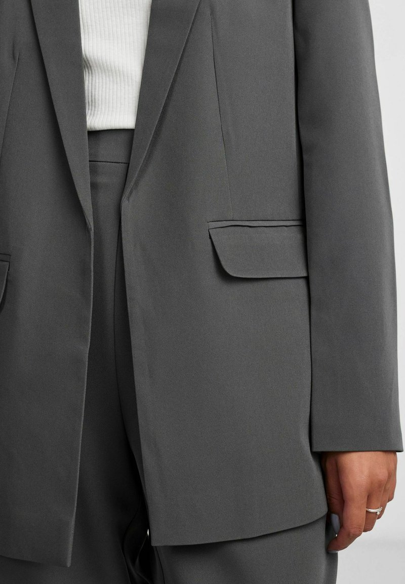 Pieces PCBOZZY LOOSE - Blazer - magnet/dunkelgrau - Zalando.de