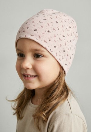 Sterntaler, BEANIE MIT KLEINEN BLÄTTERN - Beanie - samtrosa