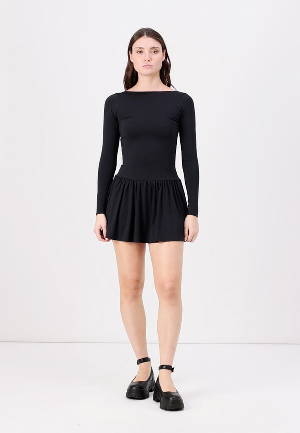 Drop-Waist Knit Skort - Jersey dress3