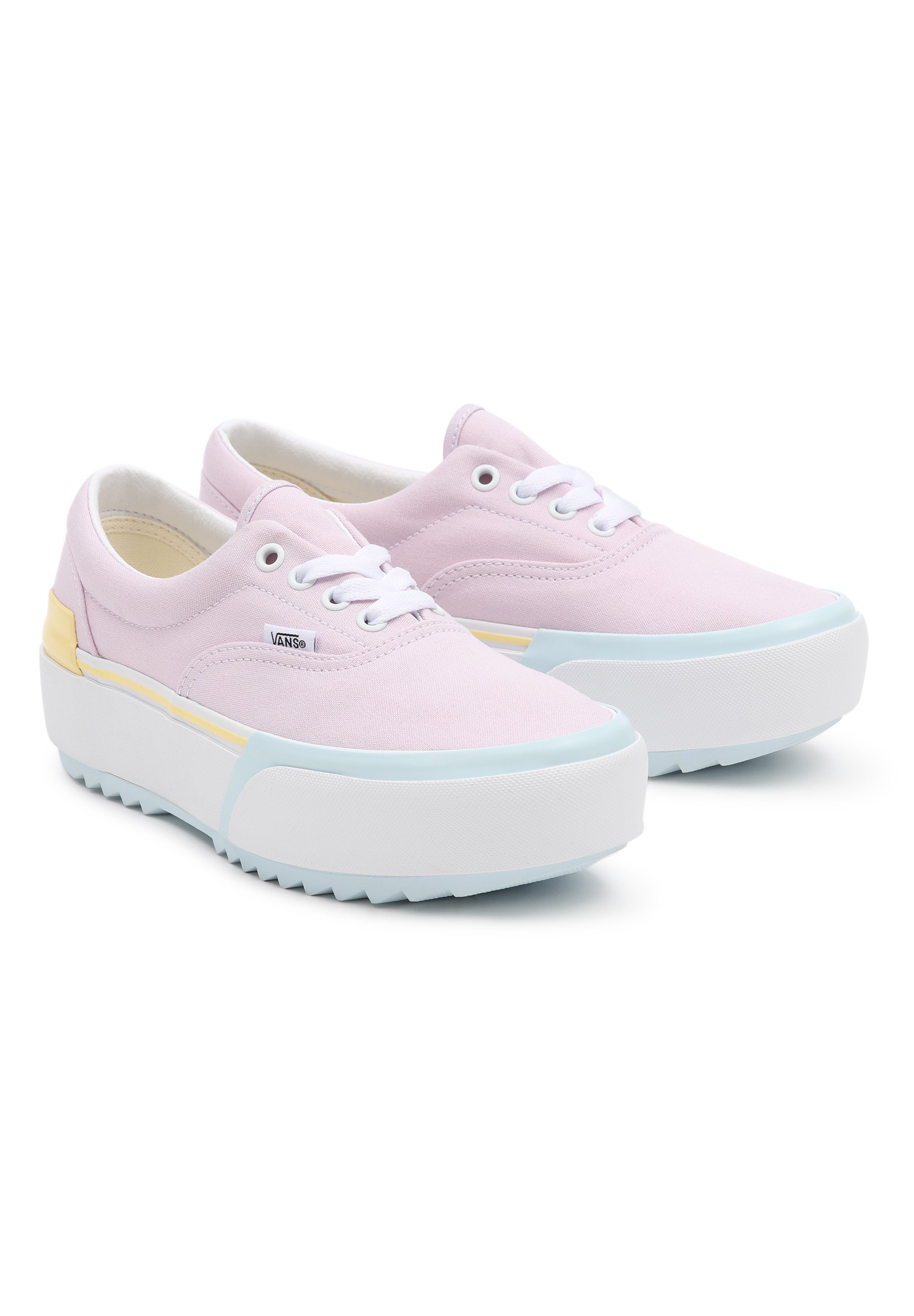 Vans ERA STACKED - Zapatillas - (pastel) multi true white/rosa - Zalando.es