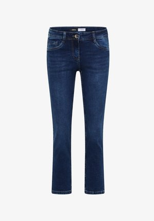 Cecil, MID WAIST STRAIGHT LEG JEANS IM CASUAL FIT - Jeans Slim Fit - mid blue used wash