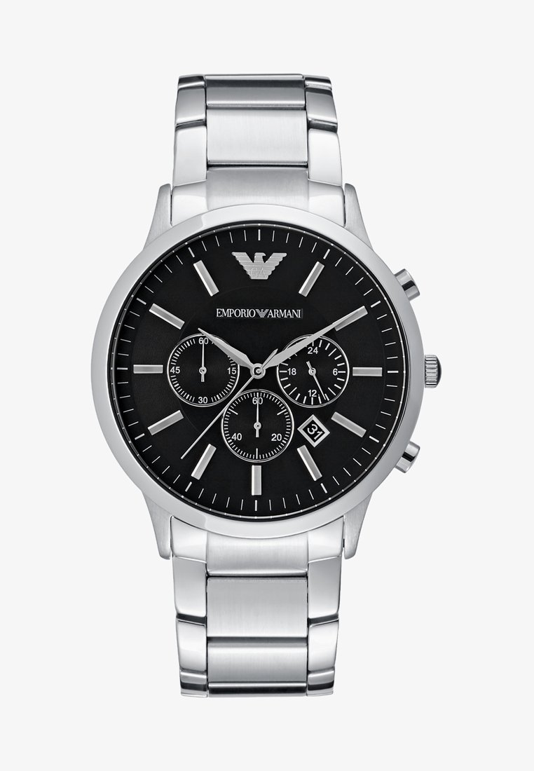 Emporio Armani Rannekello ajanottotoiminnolla - silver-coloured