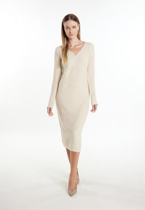 CASNAGIE - Strickkleid - hellbeige