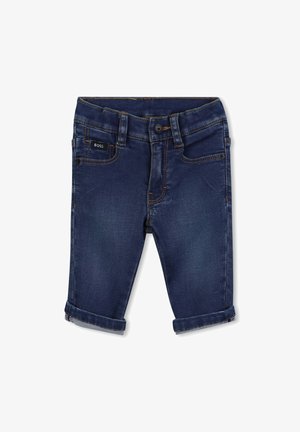 BOSS Kidswear Straight leg jeans - stone pulverisation