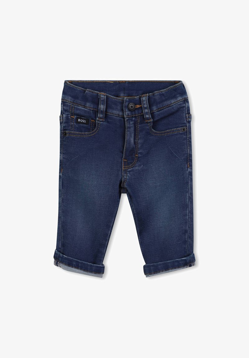 BOSS Kidswear Ravne kavbojke - stone pulverisation