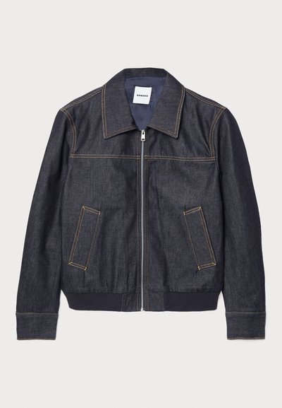 sandro Τζιν μπουφάν - brut denim