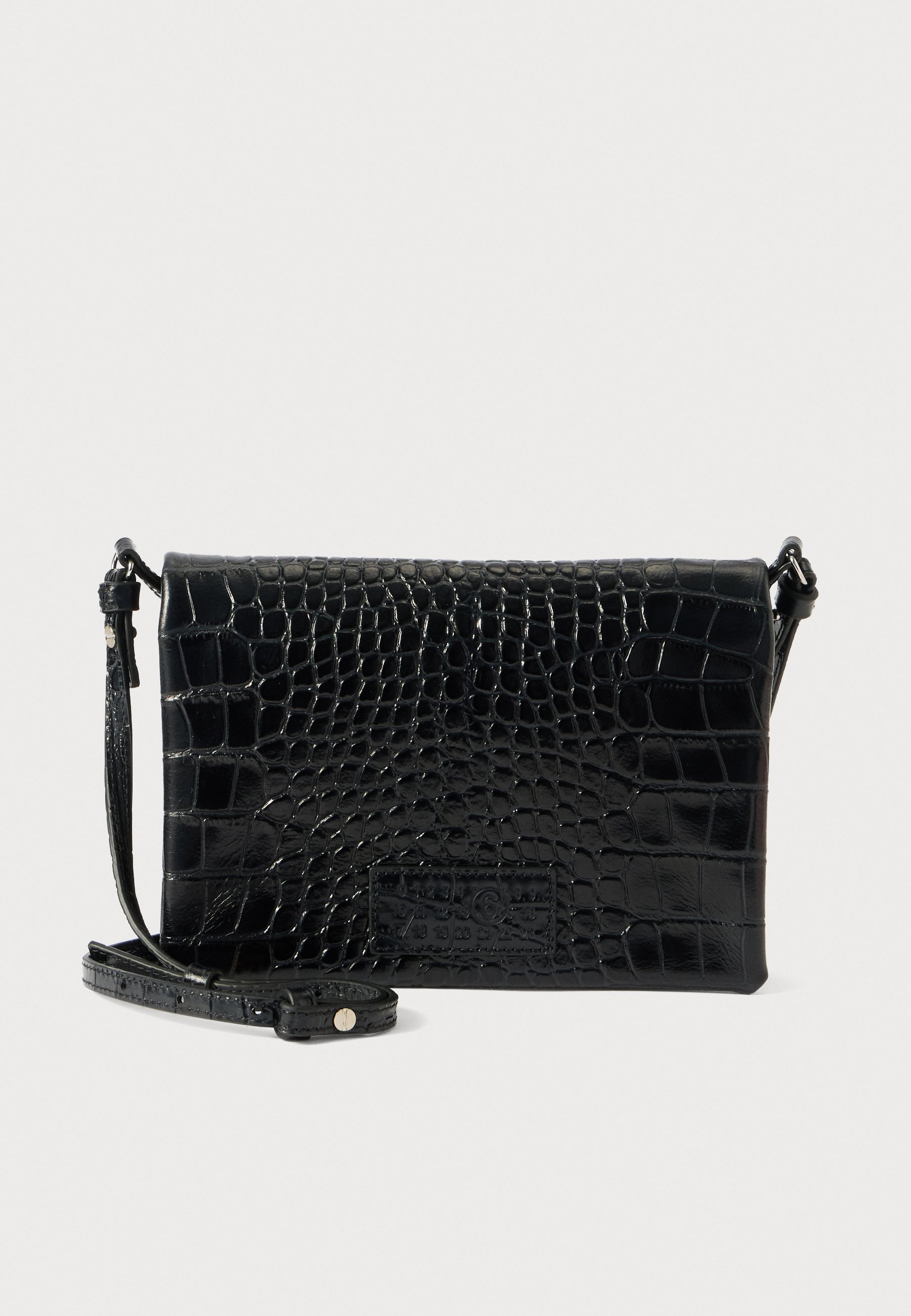 Pochette Mm6 MM6 Maison Margiela Black Ring Pochette Clutch MM6