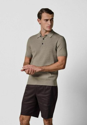 SHORT SLEEVE - Poloshirt - beige