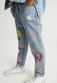 Next SMILEYWORLD  - Jeans straight leg - mid blue denim