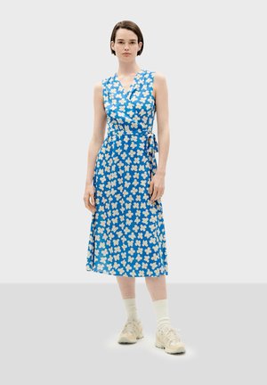 Thinking Mu AMAPOLA - Jurk - blue