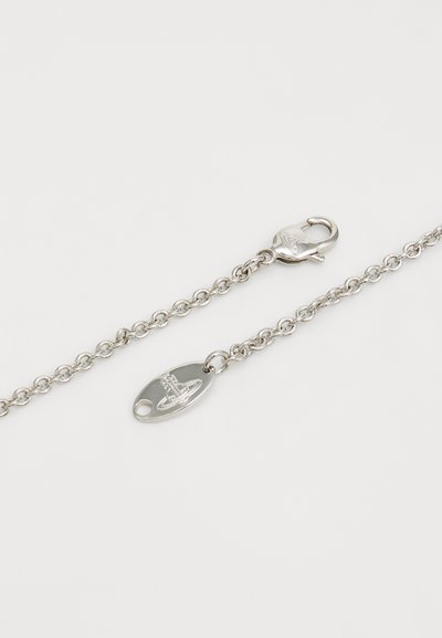 Vivienne Westwood MAN LASZLO PENDANT UNISEX - Necklace - silver-coloured/black