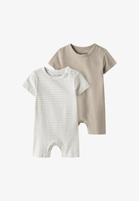 TWO SOON 2ER-PACK KURZARM - Pyjama - string/beige - Zalando