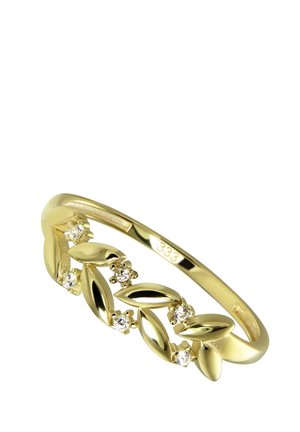 MOTIV - Bague - weiß goldfarben