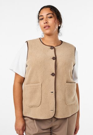 Vest - silver mink
