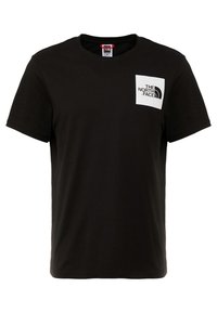 FINE TEE - Nyomott mintás póló - black