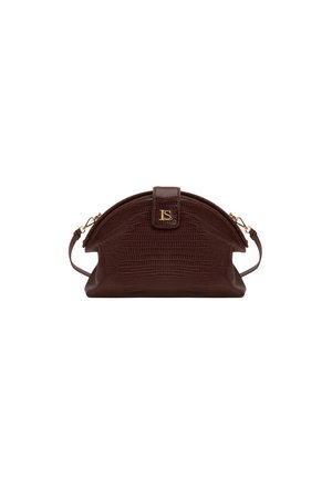 IPOSITANO - Geantă crossbody - cioccolato oro