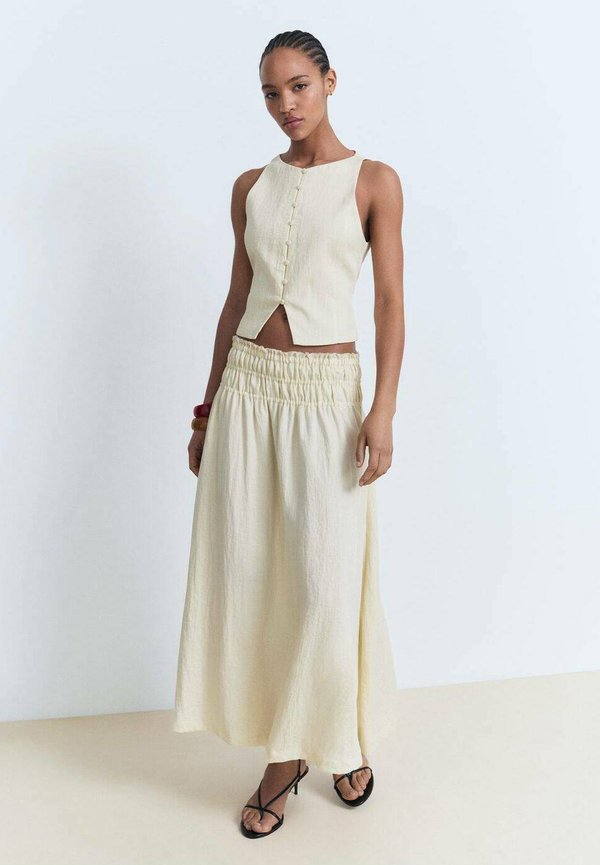 BOW BACK - Waistcoat - beige2