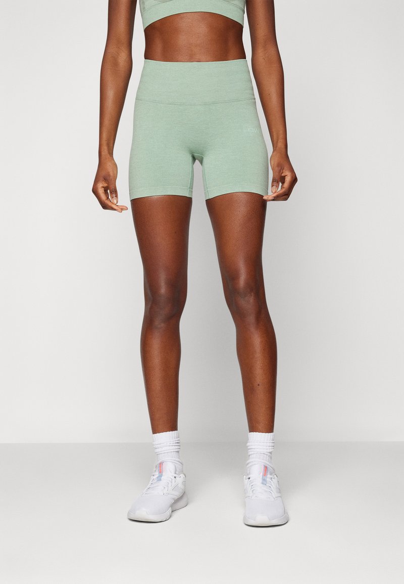 ICANIWILL RUSH SEAMLESS SHORTS - Leggings - ice green melange