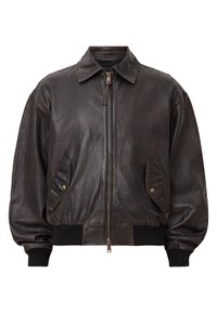 MARCO - Chaqueta de cuero - vintage black