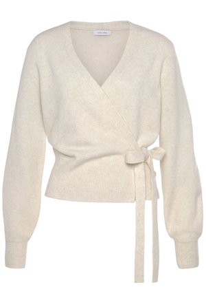 Strickjacke - beige