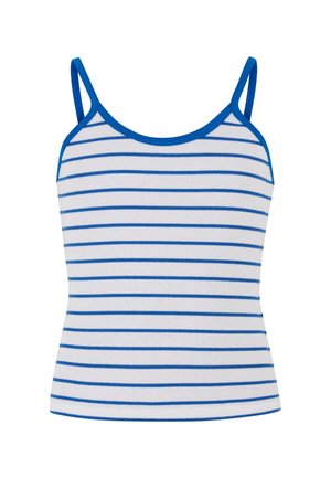 STRIPED - Débardeur - white royal