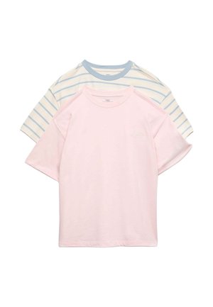 Marks & Spencer, 2PK UNISEX - T-Shirt print - pale pink mix
