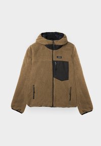 MOUNTAIN RIVERSIBLE HOOD - Piumino - black/beige