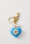 HEART BAG CHARM - Keyring - blue/multi-coloured