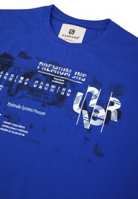 Gabbiano ROUND NECK - Apdrukāts T-krekls - mottled blue