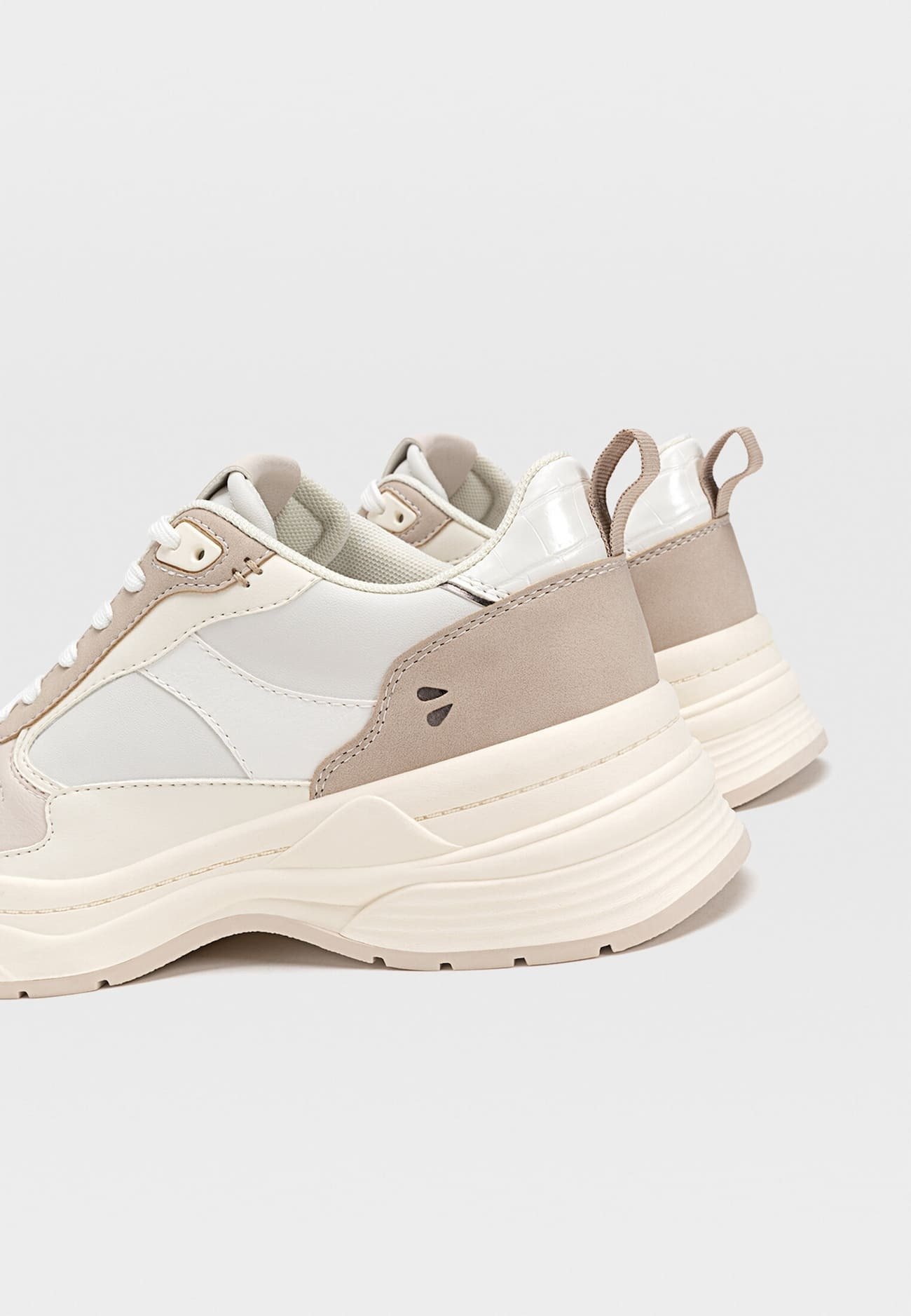 stradivarius chunky trainers