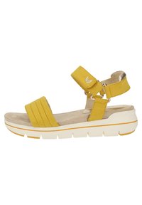Marco Tozzi MARCO TOZZI SANDALEN - Platform sandals - yellow comb 614