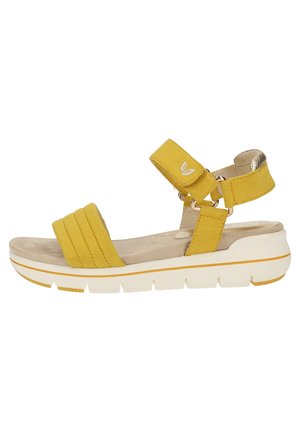 MARCO TOZZI SANDALEN - Plateausandalette - yellow comb 614