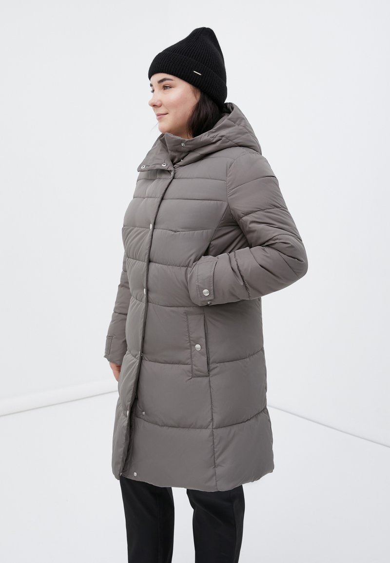 Damen Parkas | Finn Flare Wintermantel dark brown/dunkelbraun - FY34865 Damen Parkas | Finn Flare Wintermantel dark brown/dunkelbraun - FY34865