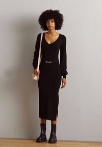 Morgan Strickkleid - noir