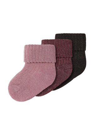 Name it, SOCKS 3 PACK GLITTER - Socken - lilas